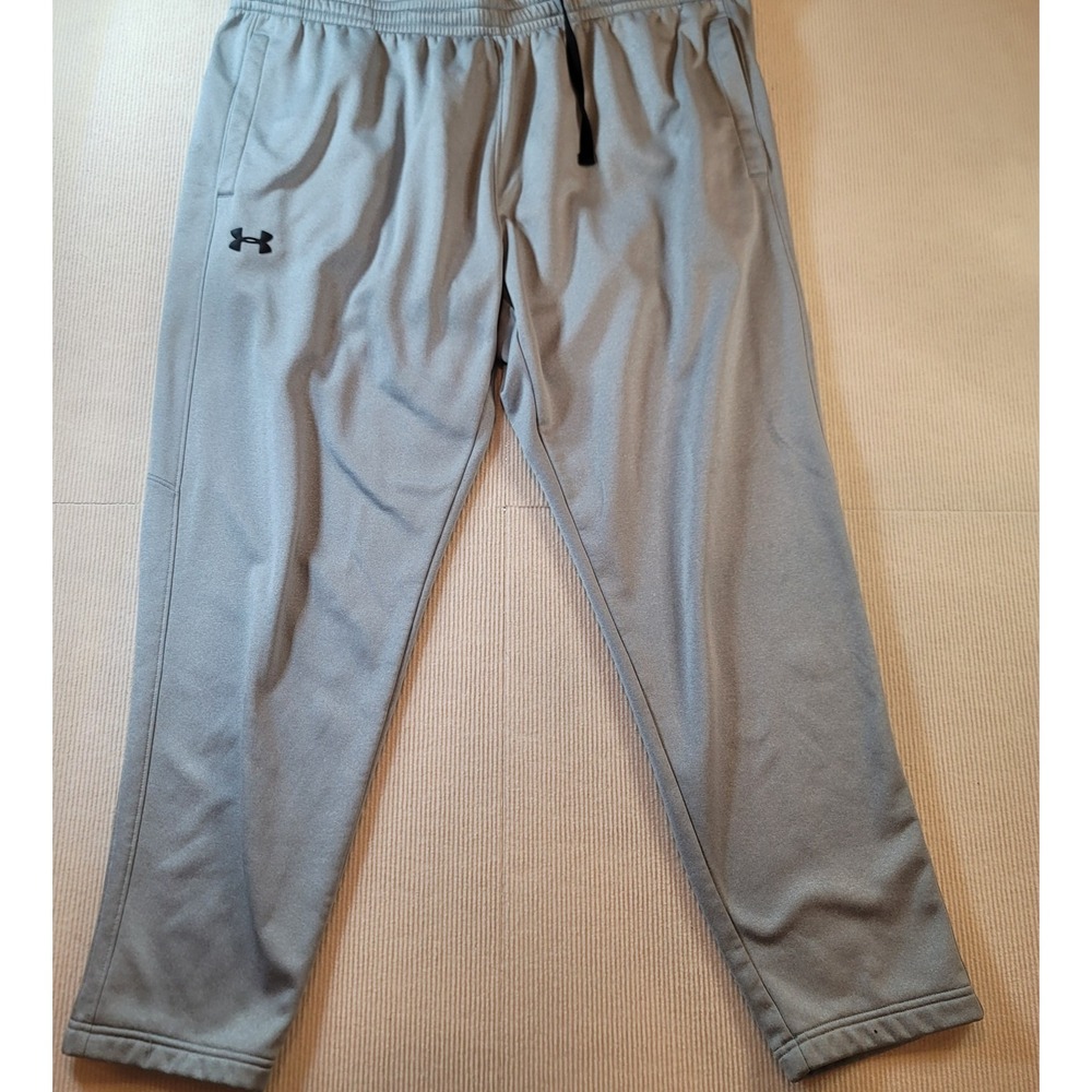 Under Armour Joggers Men 3XL Gray Loose Fit Fleece Lined Athletic Sweatpants